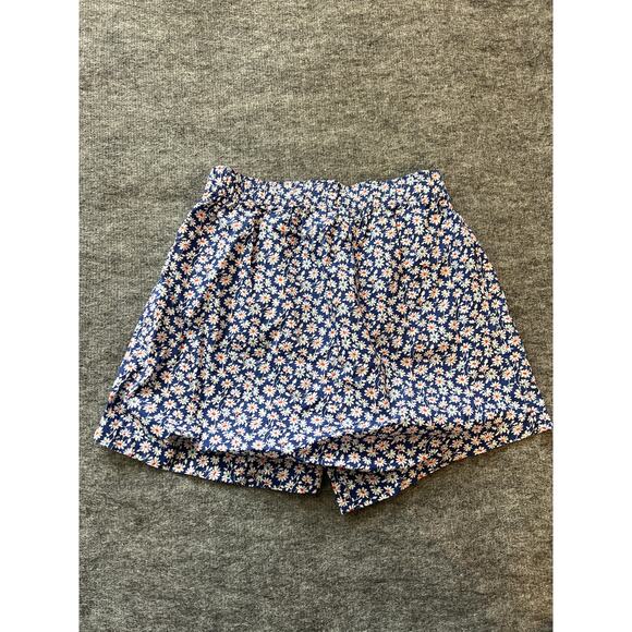 J.Crew Navy Daisy Print Boxer Shorts XS NWOT - Picture 2 of 6